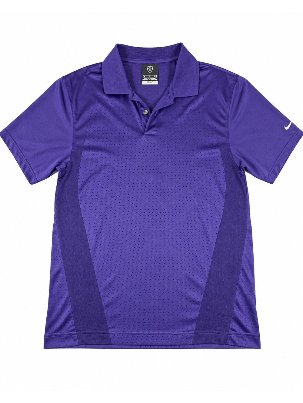 Nike Dri-FIT Purple Golf Polo Shirt Size Small